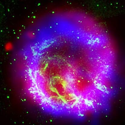 Una supernova fotografiada por el telescopio espacial <i>Chandra. </i>