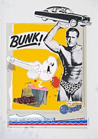 'Bunk: Evadne in Green Dimension' (1952−19729), de Eduardo Paolozzi.