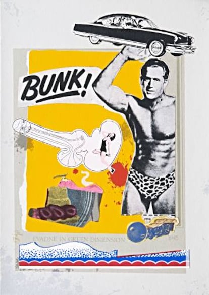 'Bunk: Evadne in Green Dimension' (1952−19729), de Eduardo Paolozzi.