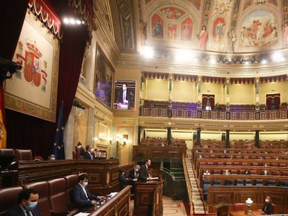  Vista general del Congreso de los Diputados.
