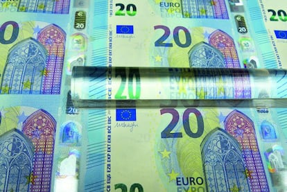 Billetes de 20 euros.