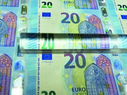 Billetes de 20 euros.