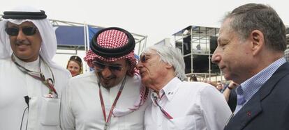 Ecclestone, en el Gran Premio de Bahréin.