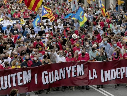 Manifestació de la Diada d'enguany. 