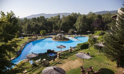 Piscina de hotel Abadía de los Templarios.