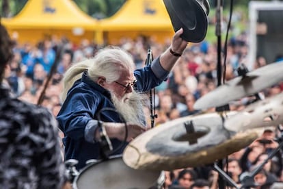 Hermeto Pascoal em festival de Blues e Jazz em São Paulo.