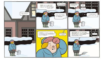 Una vinyeta de 'Rusty Brown', de Chris Ware.