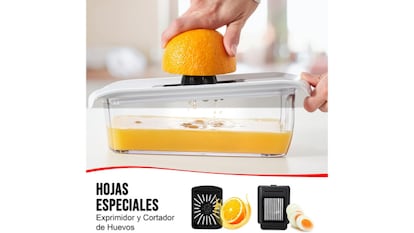 Mandolina de cocina profesional de Amazon que se puede usar como exprimidor