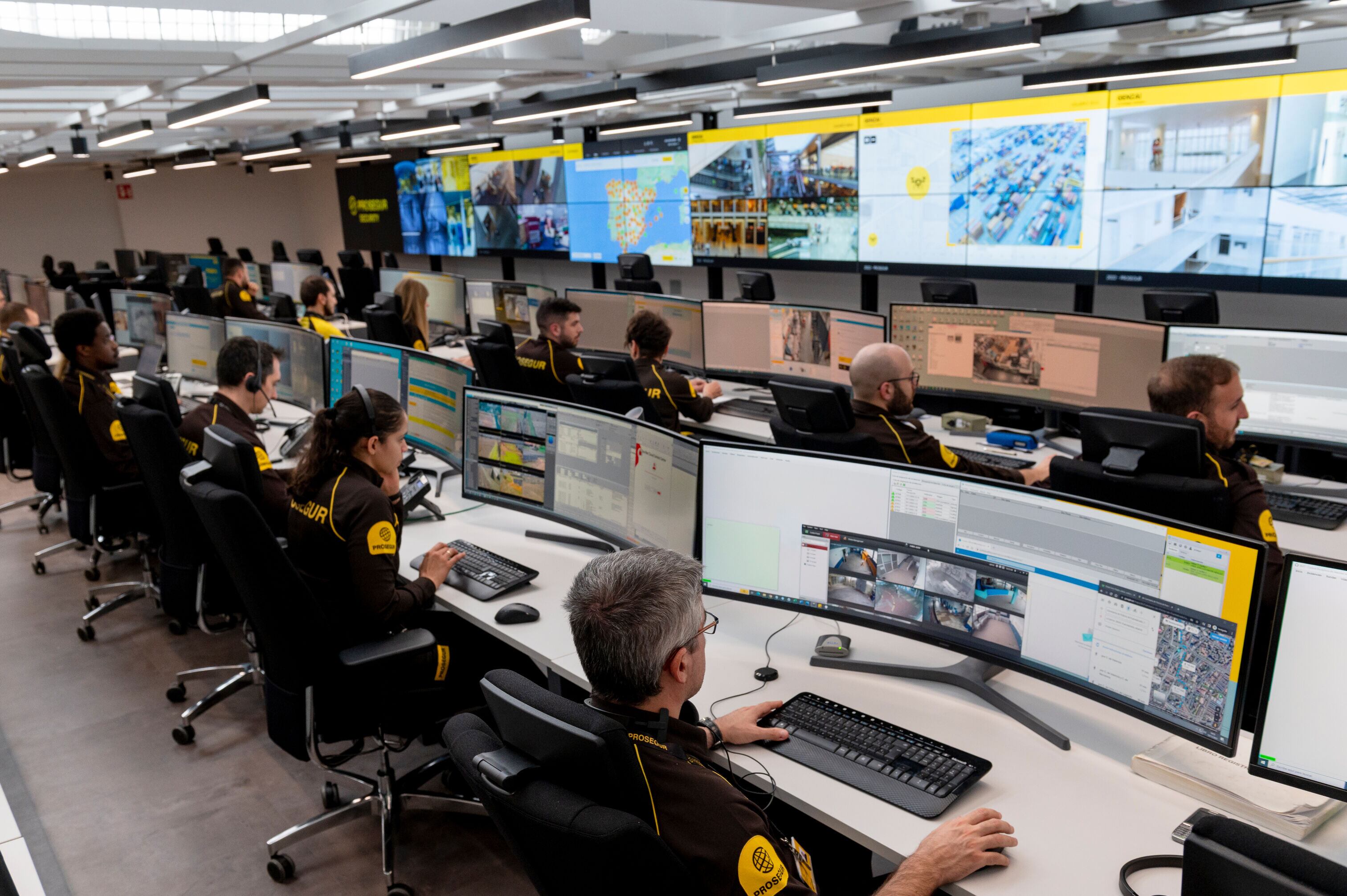 Centro de Seguridad Inteligente (iSOC) de Prosegur en Madrid.