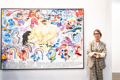 Inés López-Quesada, cofundadora de Travesía Cuatro, una galería con sedes en Madrid, Guadalajara y Ciudad de México.