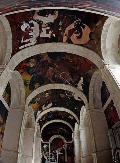 La Unesco declaró las pinturas murales de este espacio bien de interés artístico mundial en 1997.