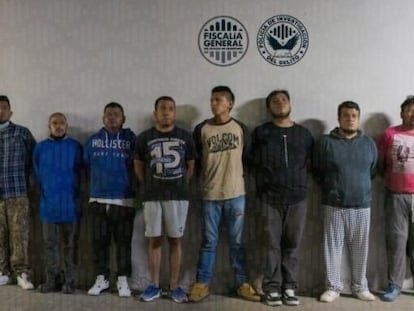 Los detenidos en Querétaro tras la batalla campal que ocurrió en su estadio el pasado sábado 5 de marzo.