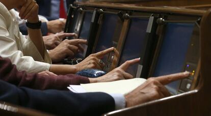 Pleno del Congreso de los diputados.