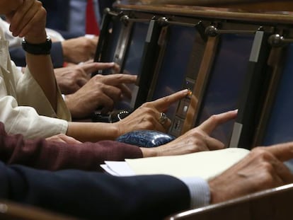 Pleno del Congreso de los diputados.