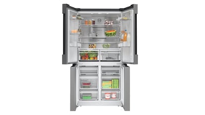 frigorifico en oferta con cuatro puertas de Bosch
