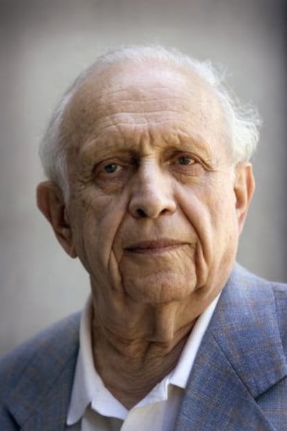 Roy Glauber, premio Nobel de Fisica, fotografiado en Barcelona en 2007.