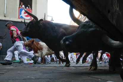 Hasta el momento, 23 personas han resultado heridas durante los encierros de este año, dos de ellas por cornadas.