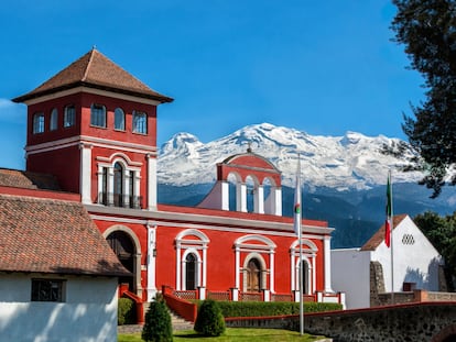 Vista exterior de la Hacienda Panoaya, una construcción del siglo XVII.