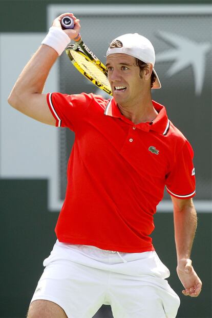 Gasquet, durante el último torneo de Indian Wells.