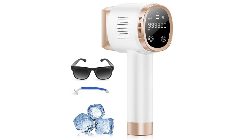 Depiladora láser con función de refrigeración incluida.