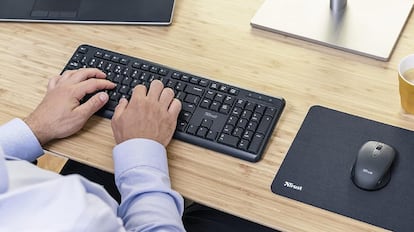 Se trata de un teclado inalámbrico ideal para tareas ofimáticas, de estudio o de trabajo en oficina.