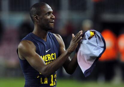 Abidal, tras el partido