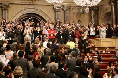 El Parlament aprova la llei contra l'homofòbia.