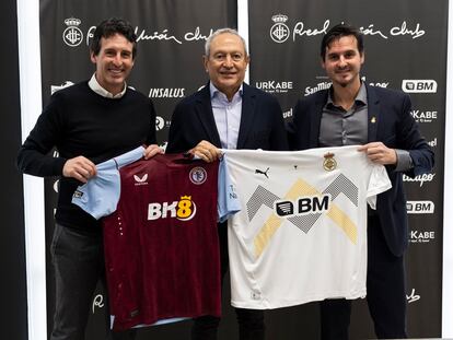 El Real Unión y el Aston Villa anuncian su acuerdo de colaboración.