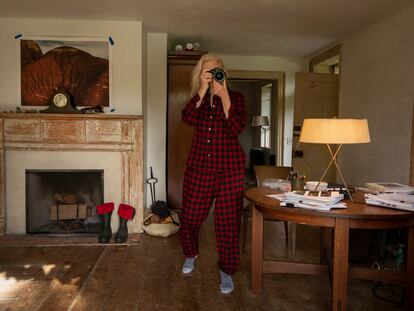 Annie Leibovitz, en su casa de Rhinebeck.