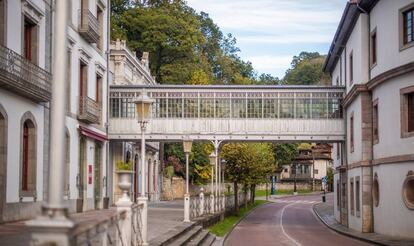 Exterior del complejo de Las Caldas.