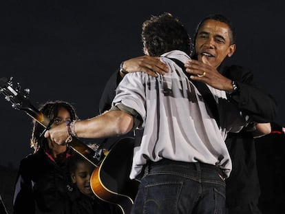 Bruce Springsteen y Barack Obama, en una imagen de archivo.