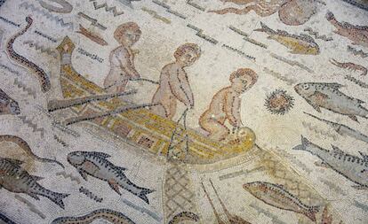 Mosaico en el Museo Casa Hippolytus, en Alcalá de Henares (Madrid).