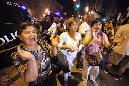 Algunos de los manifestantes aspiraban a evitar sus desahucios. Otros buscaban poder condonar las deudas con sus respectivas entidades bancarias.