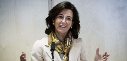 La presidenta de Banco Santander, Ana Patricia Botín.