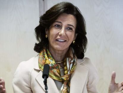 La presidenta de Banco Santander, Ana Patricia Bot&iacute;n.