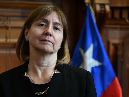 La ministra Adelita Ravanales.