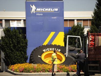 Entrada principal de Michelin en Vitoria