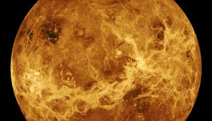 Imagen de Venus difundida por la NASA.