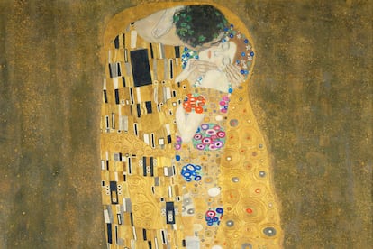 'El beso', de Gustav Klimt.