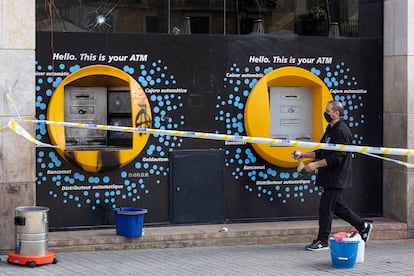 Disturbios en Barcelona