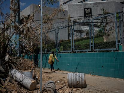 Daños causados por el huracán ‘Otis’ en el Hospital General Regional Vicente Guerrero en Acapulco (Guerrero). 
3 de noviembre de 2023
