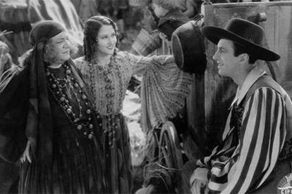 Fotograma de 'La Gitanilla' (1940), de Fernando Delgado, del libro 'Cervantes en imágenes'