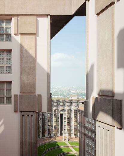 Les Espaces d'Abraxas, en Noisy-le-Grand (París, 1983), de Ricardo Bofill.