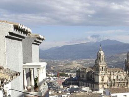 Una vista de la catedral de Jaén.