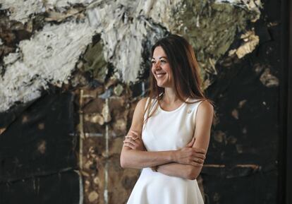 Carolina Pascual, el lunes en el Palau de la Generalitat.