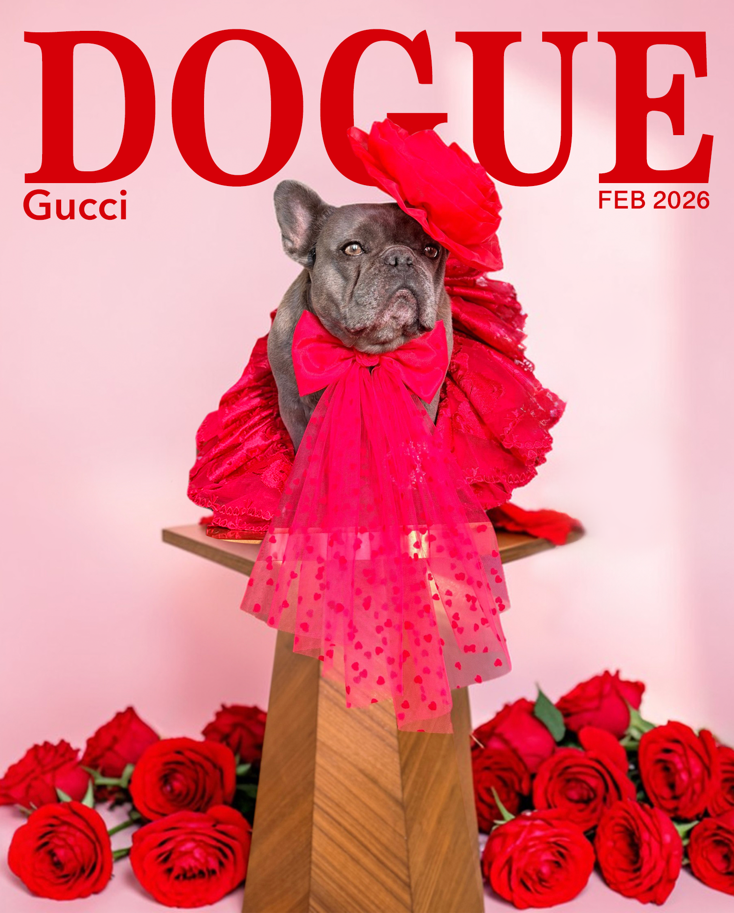 Una portada de la colección 'Pawlentino' de 'Dogue', de febrero de 2026. 