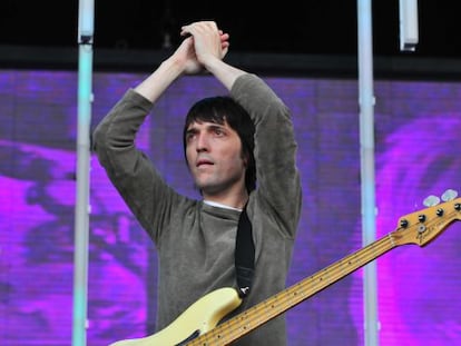 El bajista de Radiohead, Colin Greenwood.