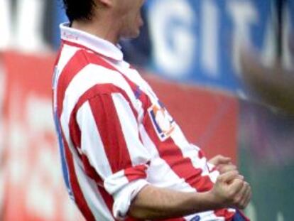 Dani expresa apasionadamente su satisfacción por el primer gol.
