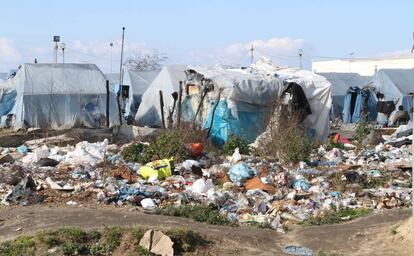 El asentamiento de jornaleros africanos en San Ferdinando (Calabria).