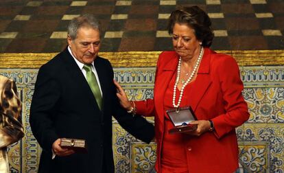 Rita Barber&aacute; junto a Rus en un acto institucional en 2013.